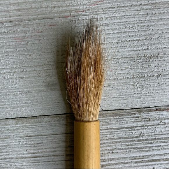 Large Bamboo Calligraphy Sumi-e Brush Watercolor Painting Natural Hair 9.25" - Picture 4 of 13